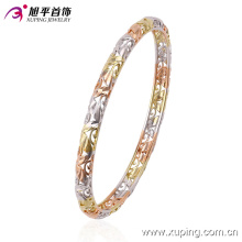 Newest Xuping Fashion Nice Multicolor No Stone Women Bangle in Environmental Copper -51404
